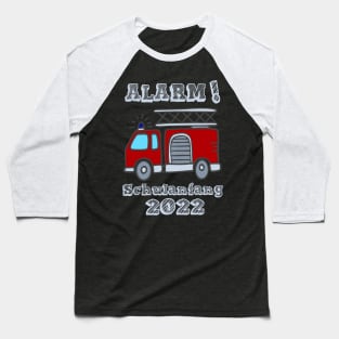 Schulstart Kinder Alarm Schulkind 2022 1 Klasse T shirt Baseball T-Shirt